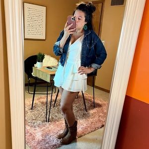 White Altar’d State Artesia Romper - costal cowgirl- festival season!